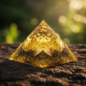 Pyramide en Citrine – Amplificateur d'Abondance