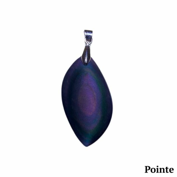 Pendentif obsidienne oeil céleste double AA-pour la protection – Image 3